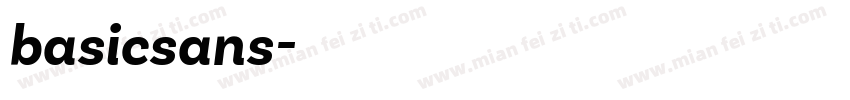 basicsans字体转换