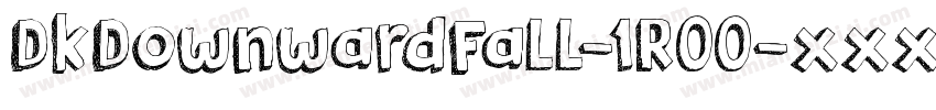 DkDownwardFall-1R00字体转换