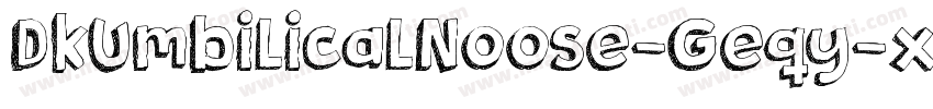 DkUmbilicalNoose-Geqy字体转换