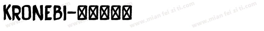 KRONEBI字体转换