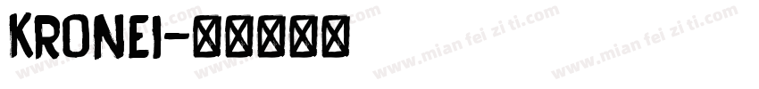 KRONEI字体转换