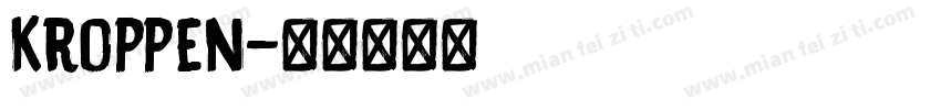 Kroppen字体转换