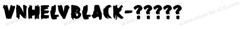 VnHelvBlack字体转换