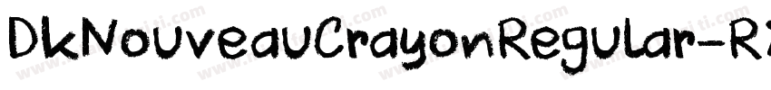 DkNouveauCrayonRegular-R2j6字体转换