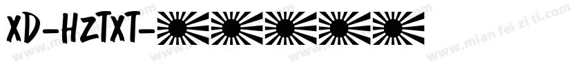 xd-hztxt字体转换