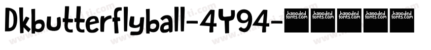 Dkbutterflyball-4Y94字体转换