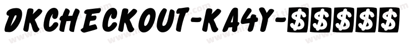 Dkcheckout-Ka4y字体转换