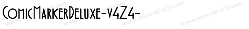 ComicMarkerDeluxe-v4Z4字体转换