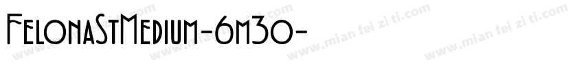 FelonaStMedium-6m3o字体转换