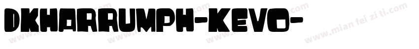 Dkharrumph-KEvo字体转换