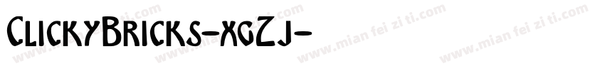 ClickyBricks-xgZj字体转换