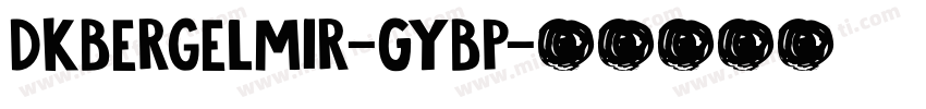 DkBergelmir-GYBP字体转换