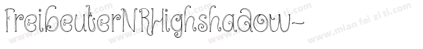 FreibeuterNRHighshadow字体转换