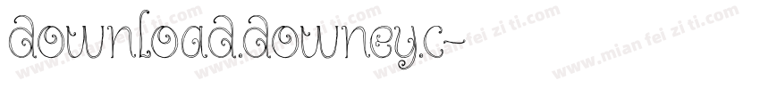 download.downey.c字体转换