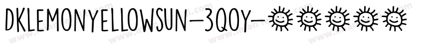 Dklemonyellowsun-3qoy字体转换