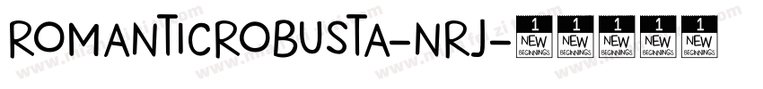 RomanticRobusta-nRj字体转换