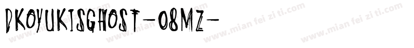 Dkoyukisghost-08Mz字体转换