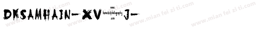 Dksamhain-XV0j字体转换