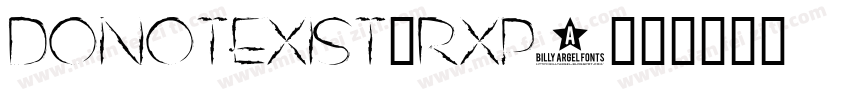 DoNotExist-RXp6字体转换
