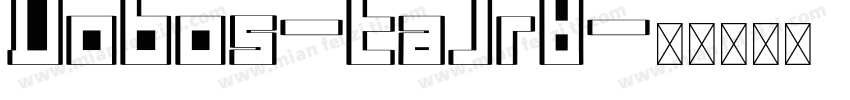 Dobos-EaJr8字体转换
