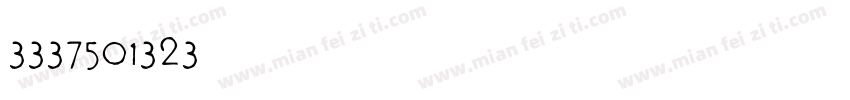 3337501323字体转换