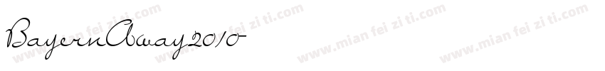 BayernAway2010字体转换