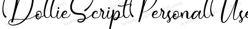 DollieScriptPersonalUse-K3P7字体转换