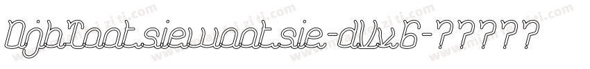 DjbTootsiewootsie-dVv6字体转换