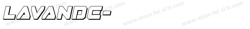 LAVANDE字体转换