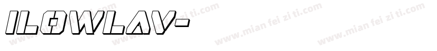 ilowlav字体转换