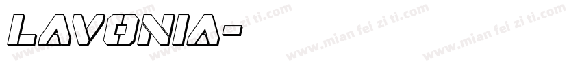 lavonia字体转换