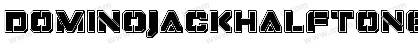 DominoJackHalftone-2A1X字体转换
