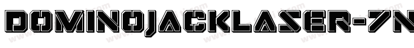 DominoJackLaser-7njD字体转换