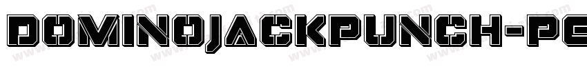 DominoJackPunch-PEZE字体转换