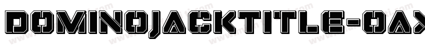 DominoJackTitle-oaxz字体转换