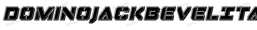 DominoJackBevelItalicItalic-9Ro0字体转换