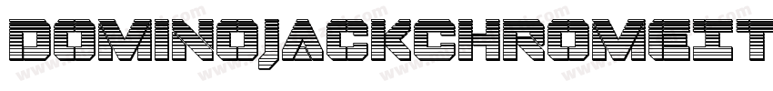 DominoJackChromeItalicItalic-nWL4字体转换