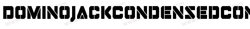 DominoJackCondensedCondensed-1AnM字体转换