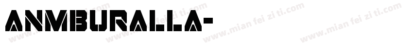 anmburalla字体转换