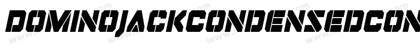 DominoJackCondensedCondensed-1AnM字体转换