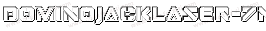 DominoJackLaser-7njD字体转换