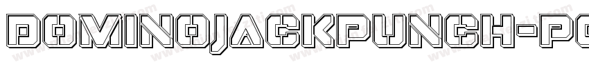 DominoJackPunch-PEZE字体转换