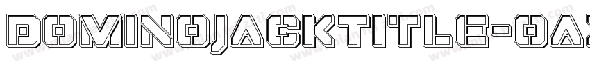 DominoJackTitle-oaxz字体转换