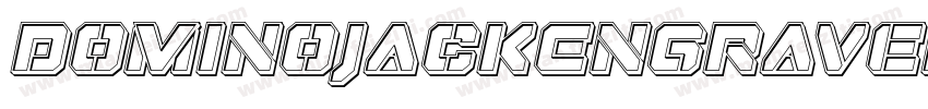 DominoJackEngravedItalicItalic-81eA字体转换