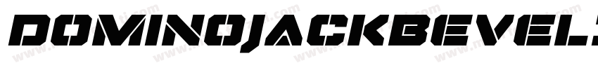 DominoJackBevelItalicItalic-9Ro0字体转换