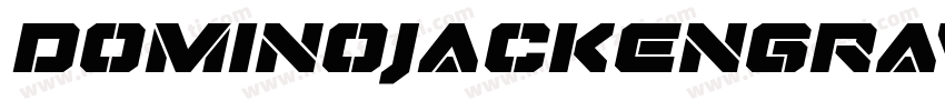 DominoJackEngravedItalicItalic-81eA字体转换