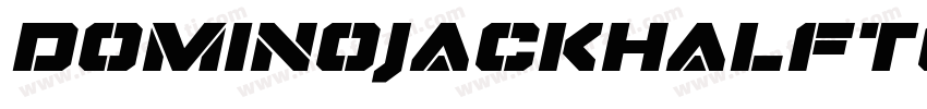 DominoJackHalftoneItalicItalic-vlvL字体转换
