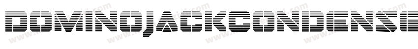 DominoJackCondensedCondensed-1AnM字体转换