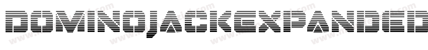 DominoJackExpandedExpanded-YRXL字体转换