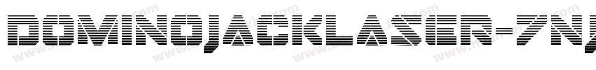 DominoJackLaser-7njD字体转换